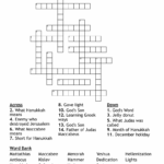 Hanukkah Crossword WordMint