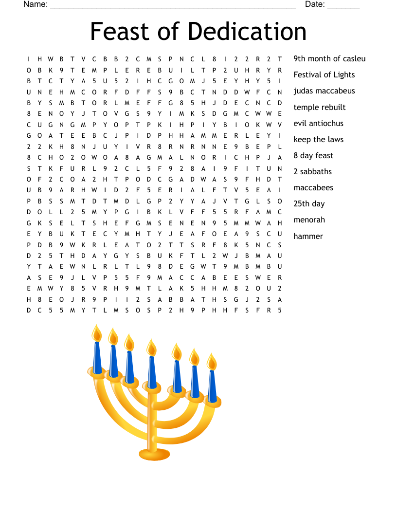 printable hanukkah crossword puzzles