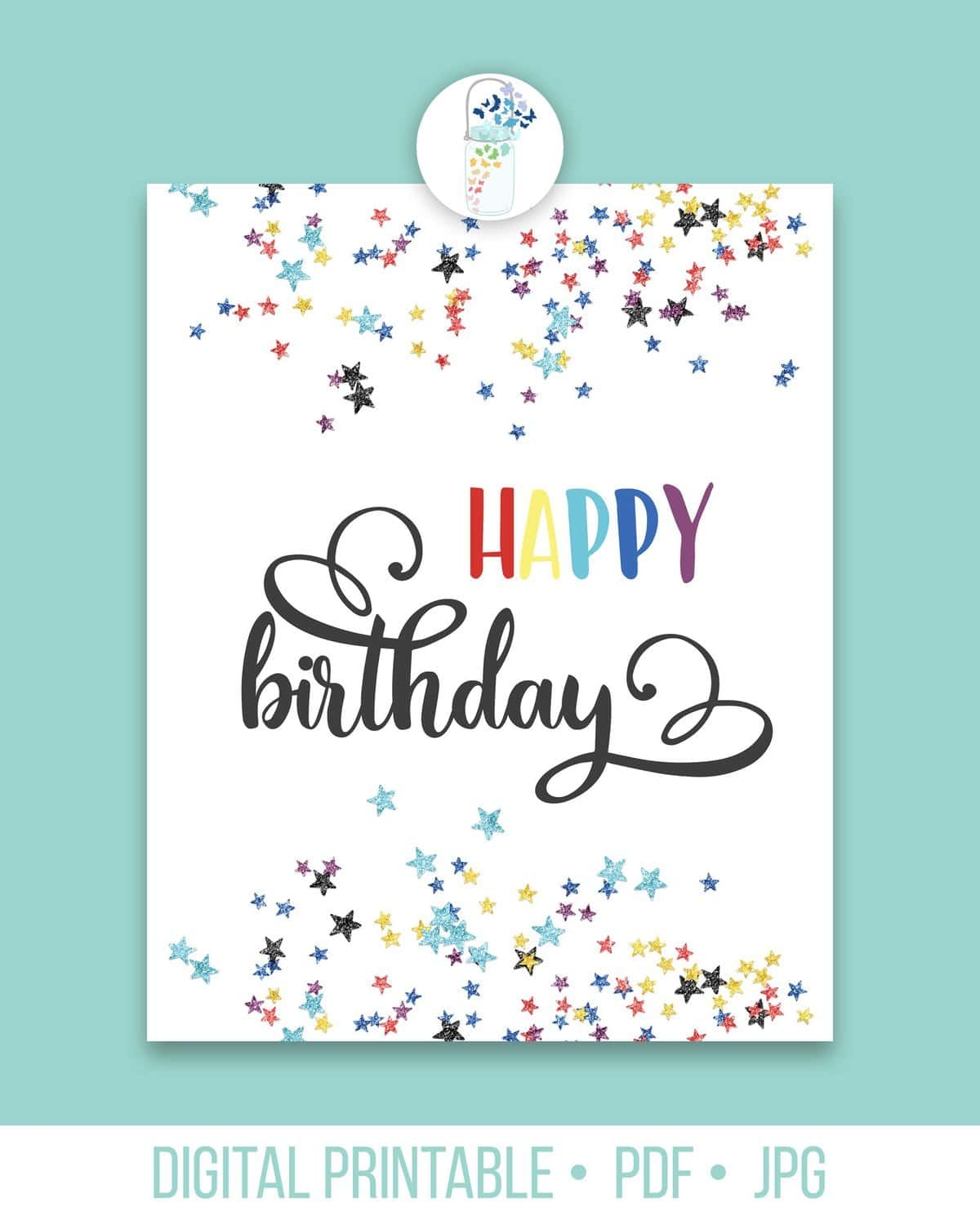 happy birthday free printable