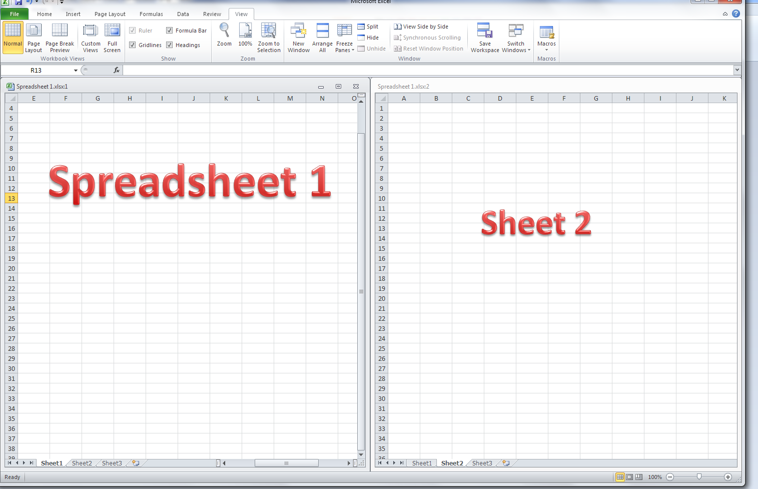 How Do I View Two Sheets Of An Excel Workbook At The Same Time LibroEditing Proofreading Editing Transcription Localisation