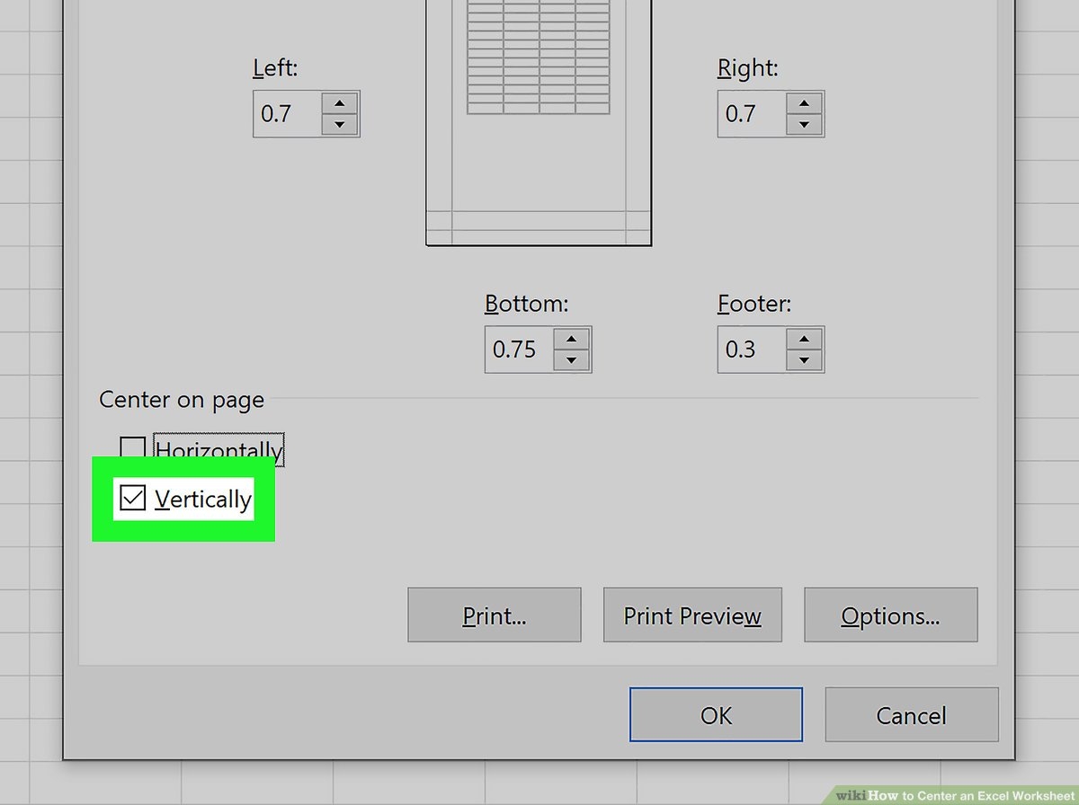How To Center An Excel Worksheet 7 Steps with Pictures 