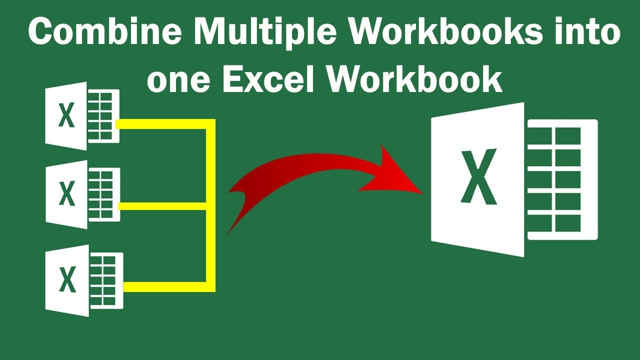How To Combine Multiple Excel Workbooks Into One Workbook Excel Tutorials For Beginners YouTube