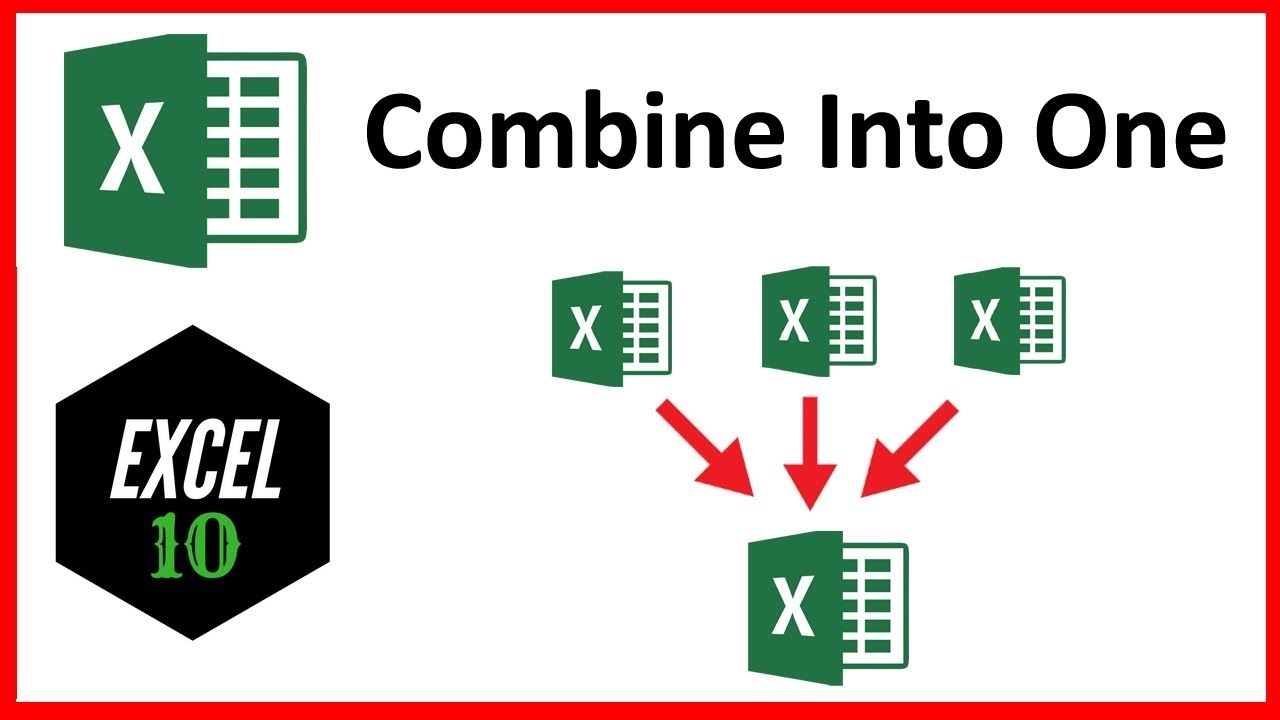 How To Combine Multiple Workbook To One Workbook In Excel YouTube