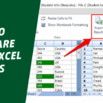 How To Compare Two Excel Sheets Samplates