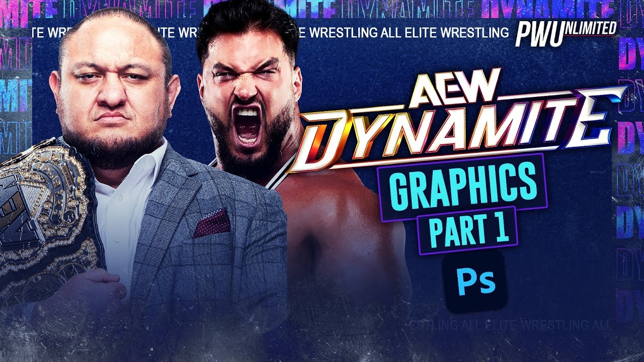 How To Create AEW Dynamite Graphics Part 1 PWUnlimited Tutorials YouTube