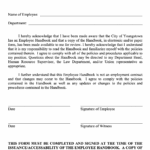 How To Create An Acknowledgement Statement For Your Employee Handbook Blissbook Blog