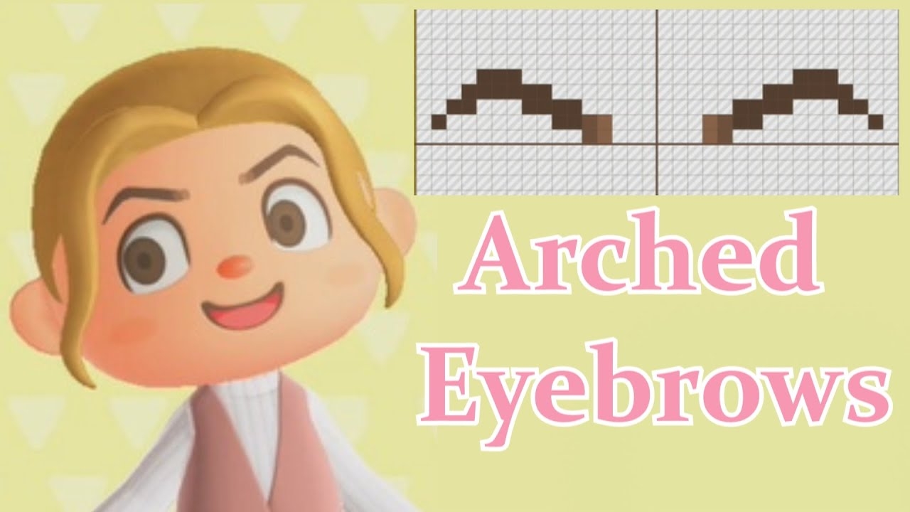 acnh eyebrow template
