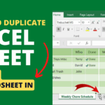 How To Duplicate Excel Sheet Copy A Spreadsheet In Excel Earn Worksheets Library