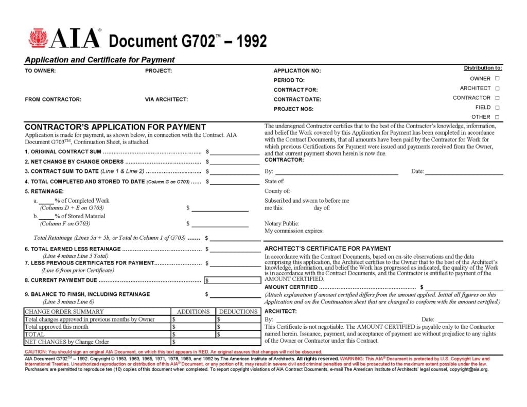 How To Fill Out AIA G702 Step by Step Guide
