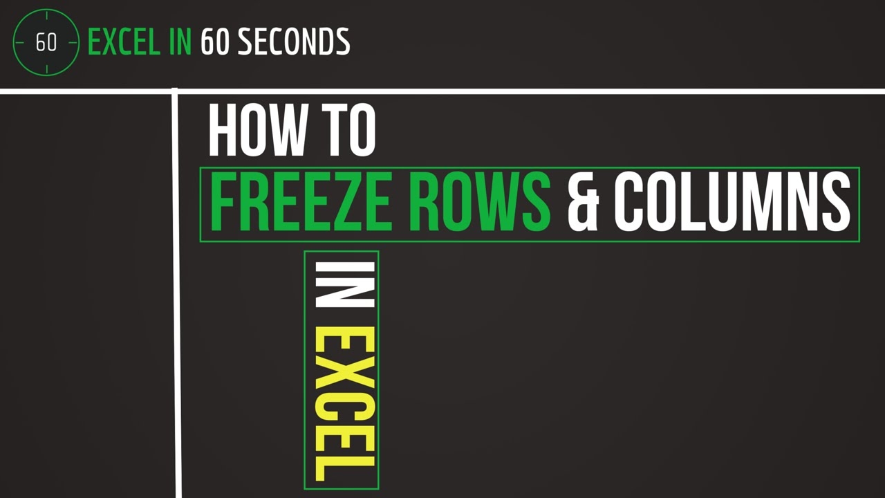 excel worksheet freezing