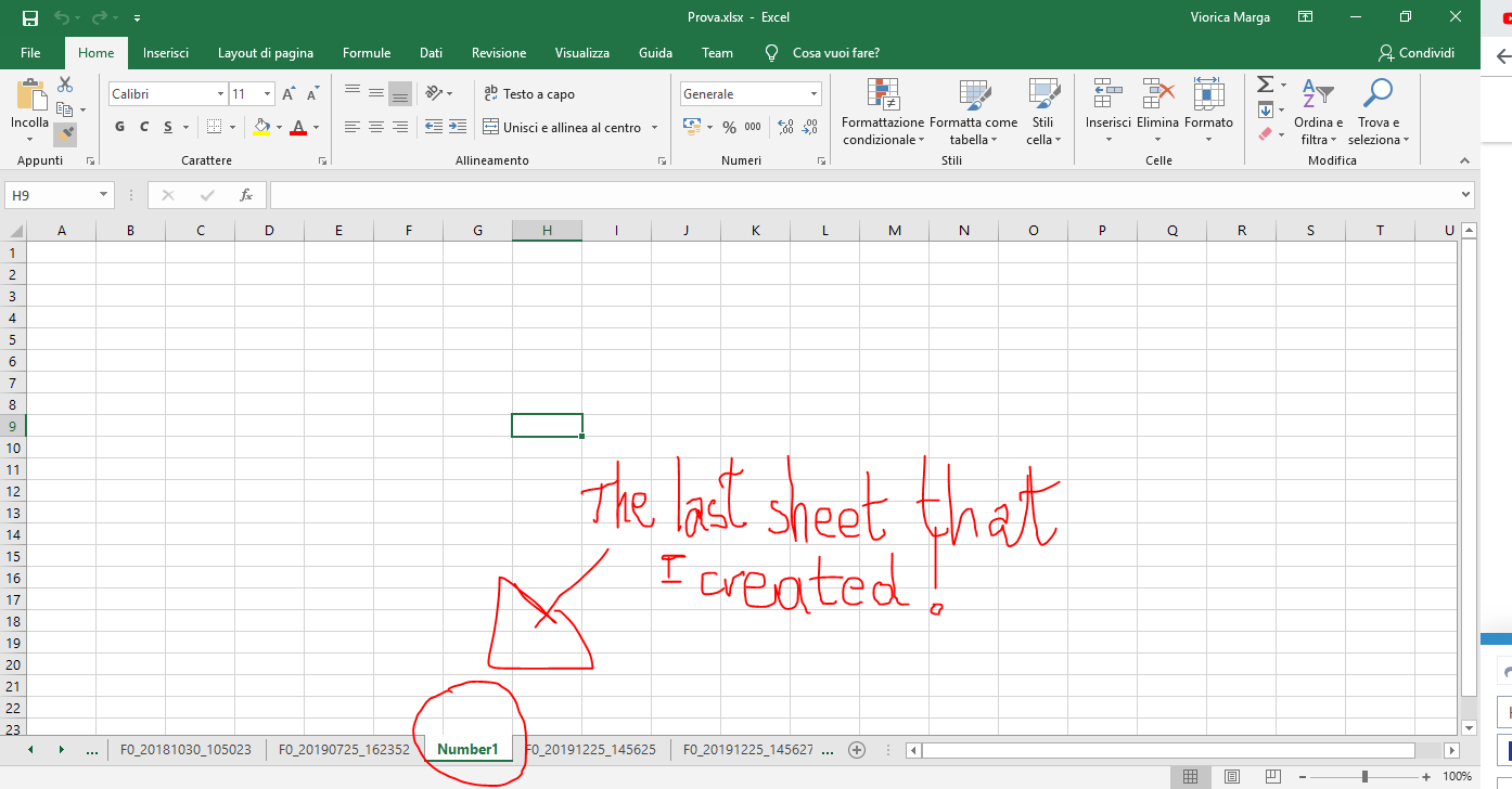 excel return worksheet name