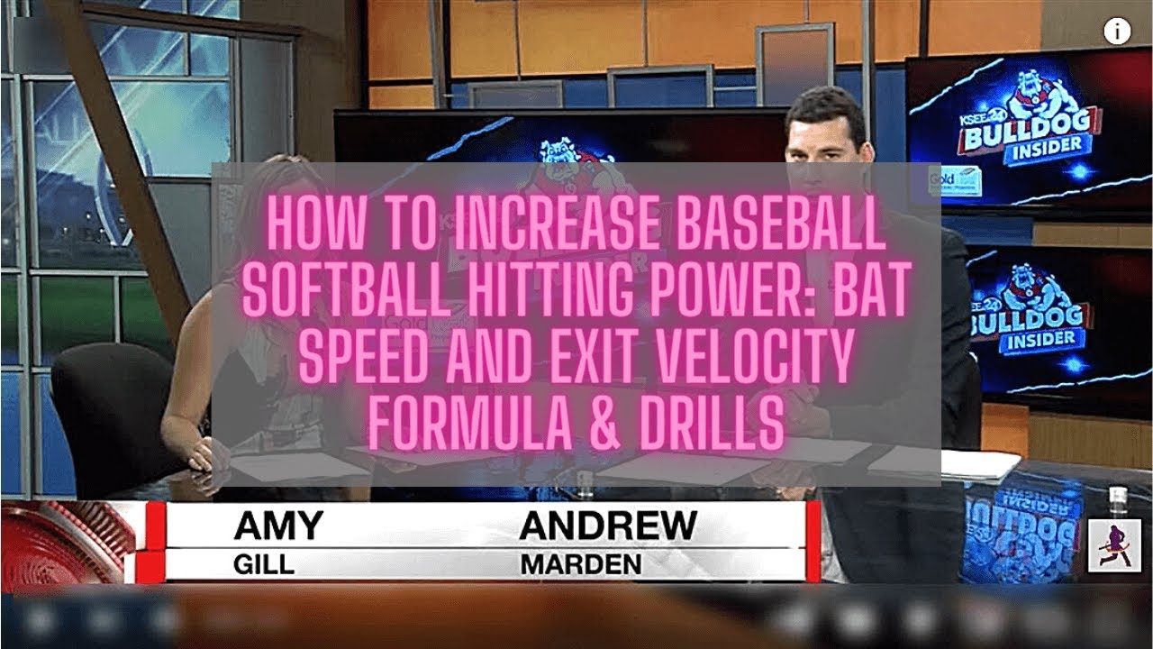 How To Increase Hitting Power Bat Speed And Exit Velocity Exercise Formula For Baseball Softball Slow Pitch Drills What Is Good Off Tee By Age Average High School Program 