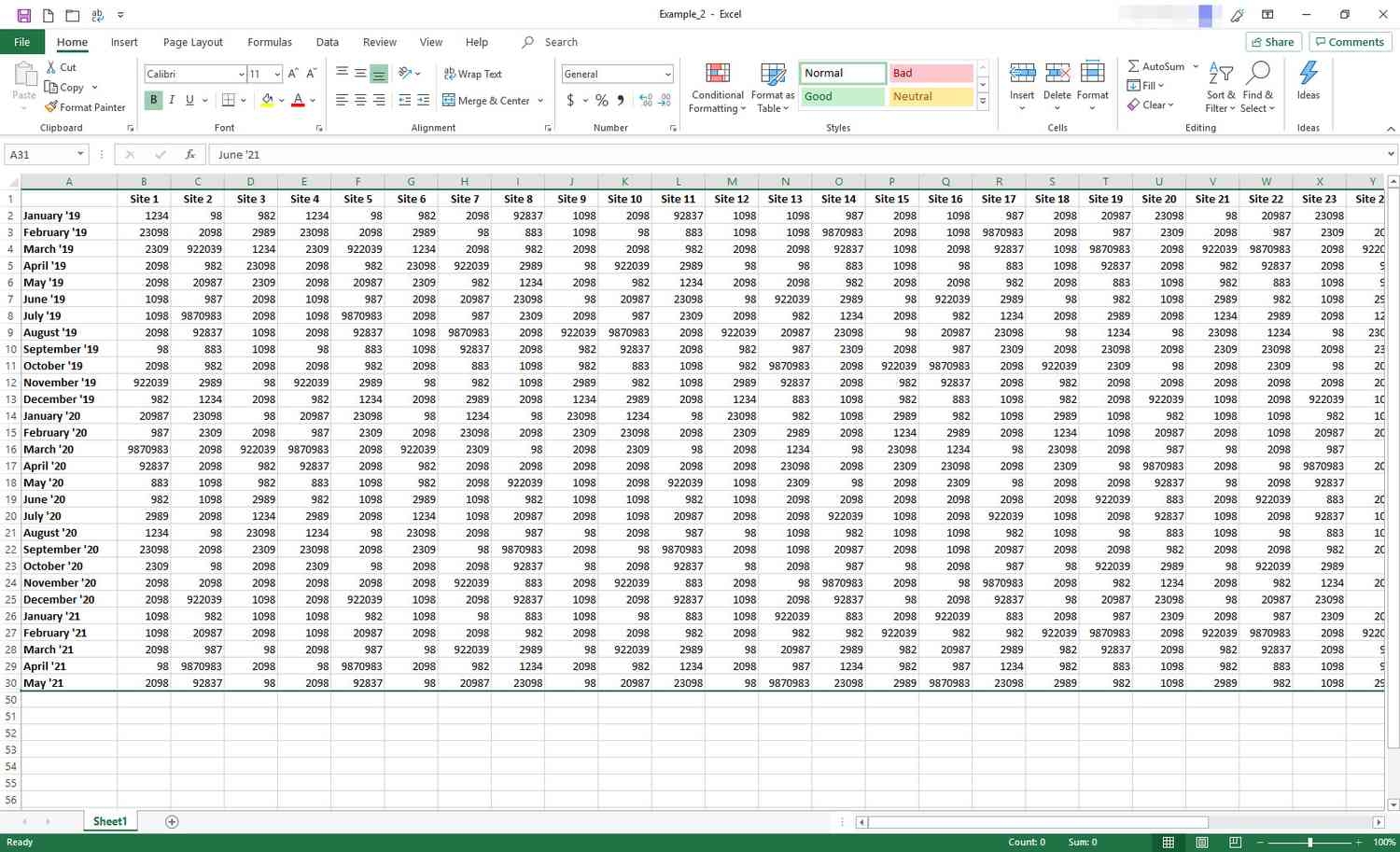 How To Limit Rows And Columns In An Excel Worksheet