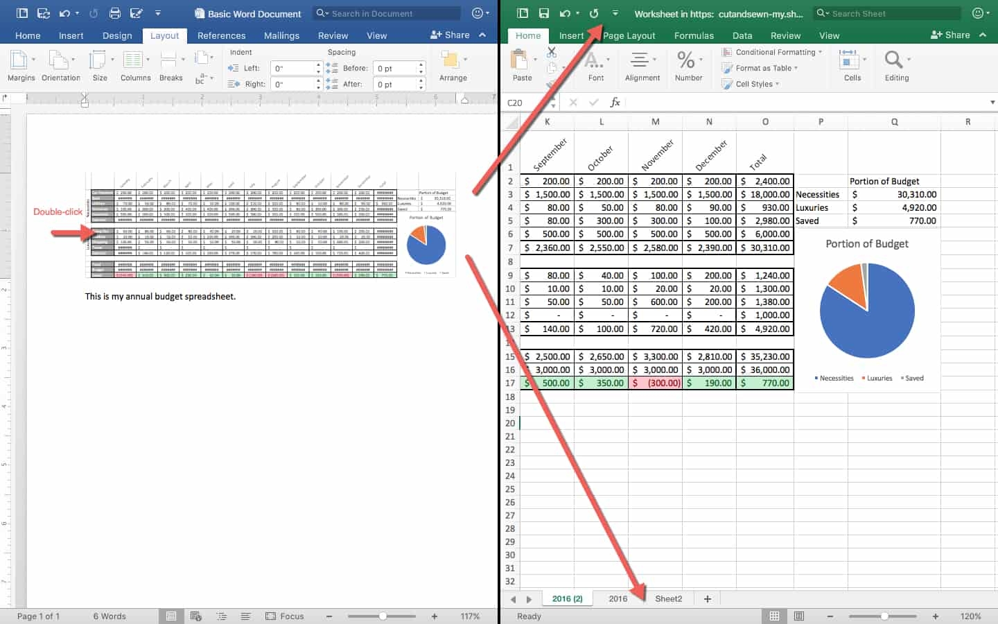 how to make excel worksheet