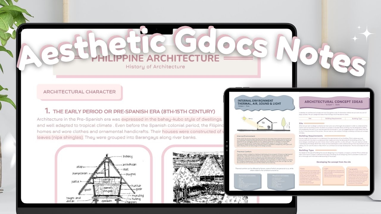 HOW TO MAKE AESTHETIC NOTES IN GOOGLE DOCS I Tips To Take Notes In Google Docs Free Templates YouTube
