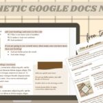 HOW TO MAKE AESTHETIC NOTES ON GOOGLE DOCS Google Docs Note Template brown YouTube