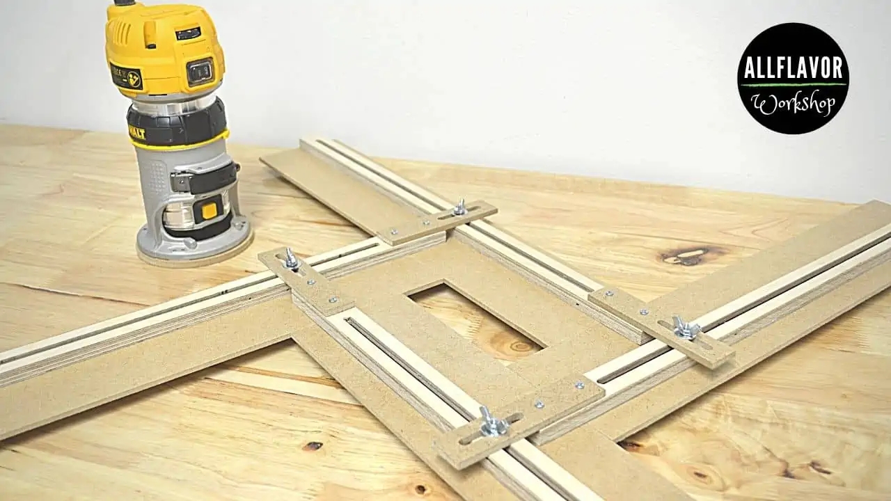How To Make An Adjustable Router Template Guide AllFlavor Workshop
