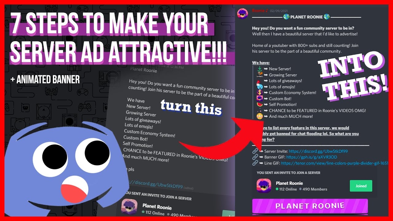 advertising discord server template