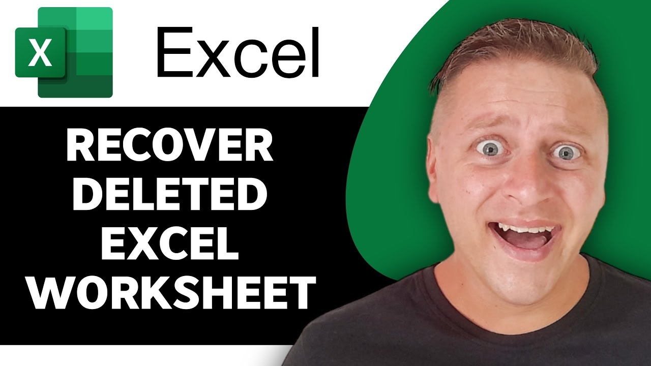 How To Recover Deleted Excel Worksheet Excel Tutorial 2025 YouTube