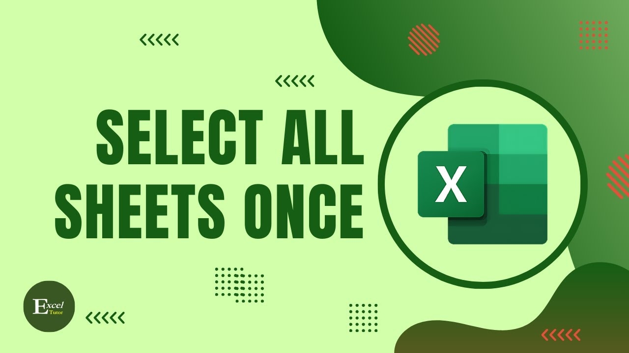 excel select all worksheets