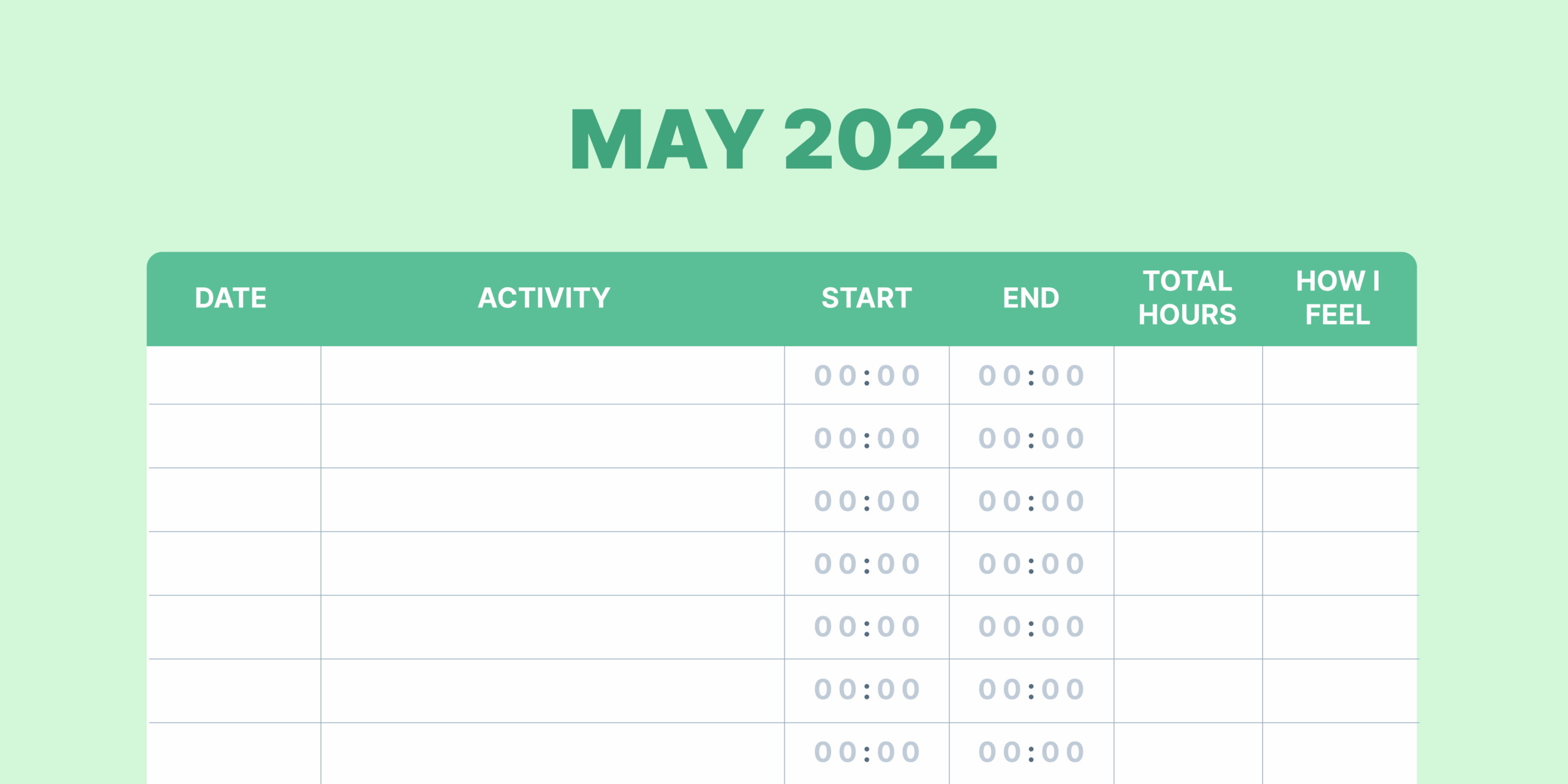 How To Use An Activity Log Template Clockwise