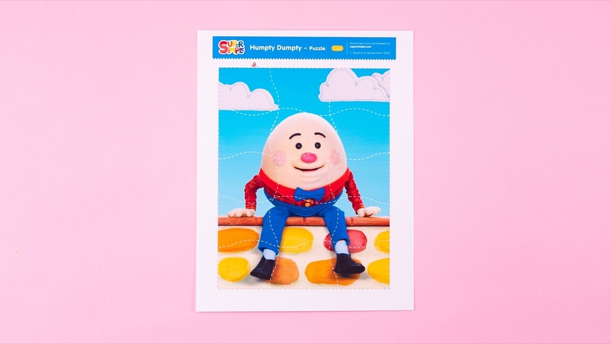 Humpty Dumpty Puzzle Super Simple