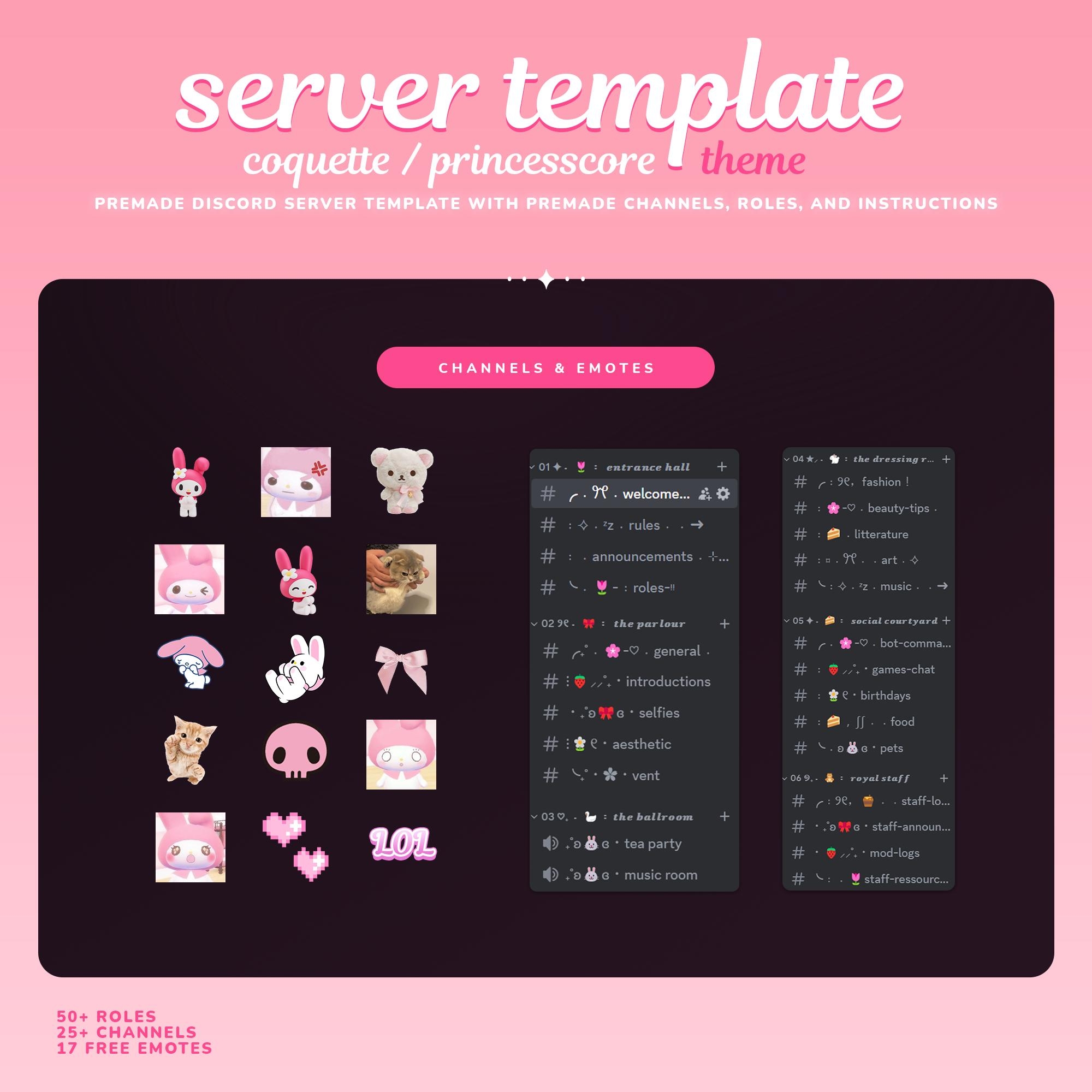 aesthetic rules template discord