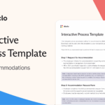 Interactive Process Template Printable