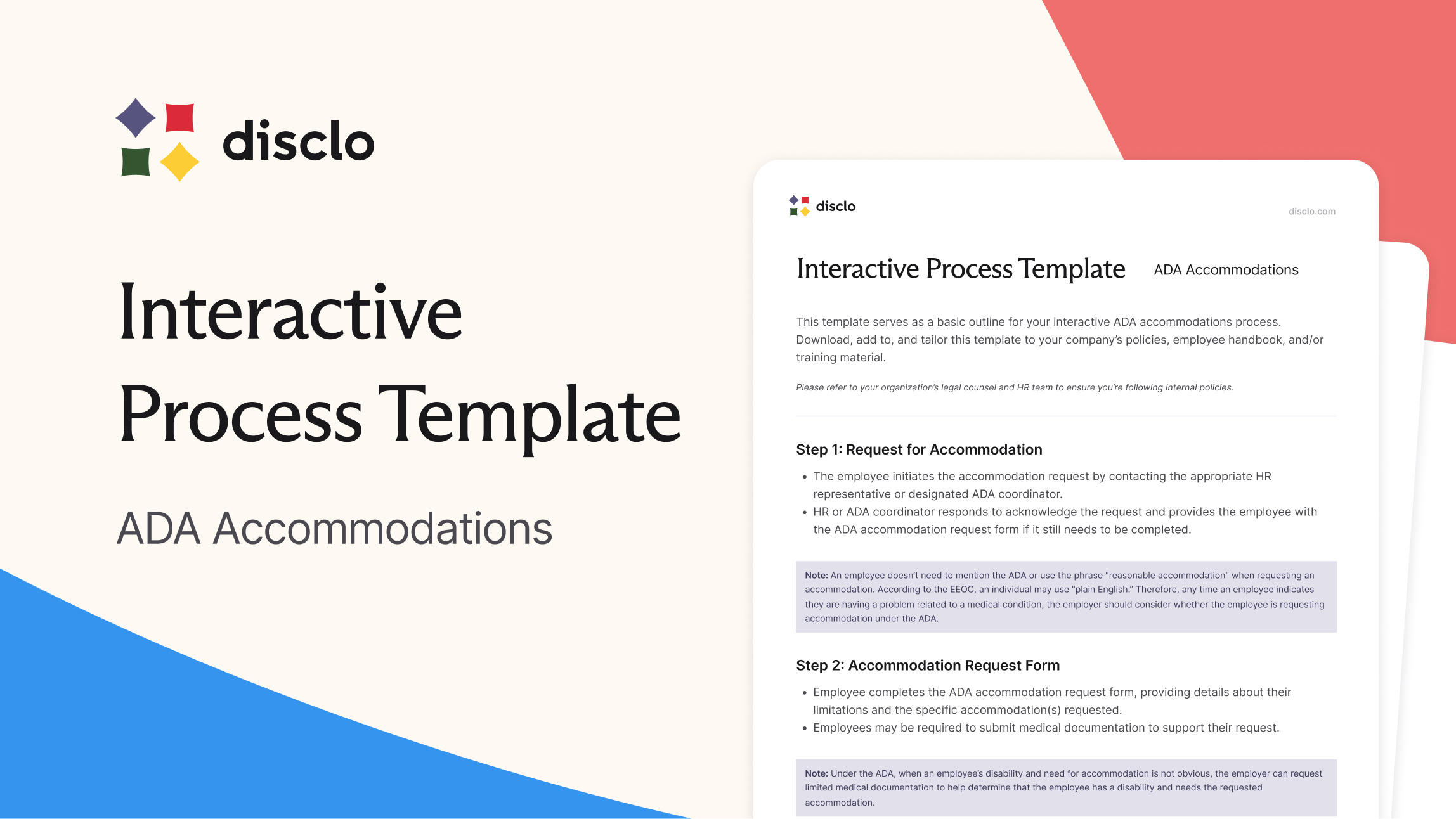 Interactive Process Template Printable