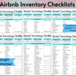 Inventory Sheet Tracker Template For Airbnb Host Bundle Inventory Log Management List For Home Rental Etsy