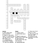 January Crossword Puzzle WordMint