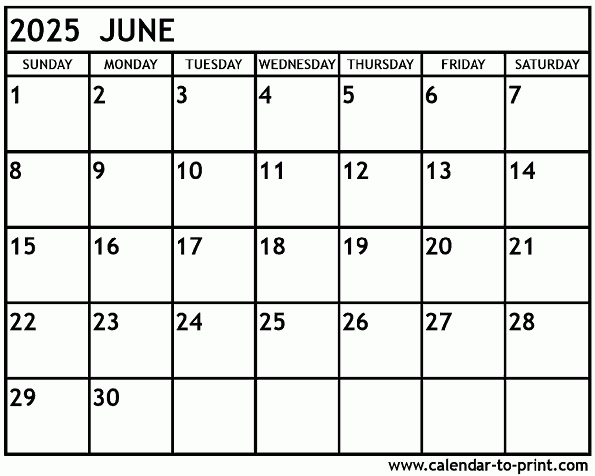 free printable blank june 2025 calendar