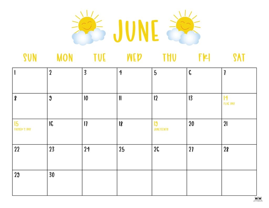 blank june 2025 calendar printable pdf