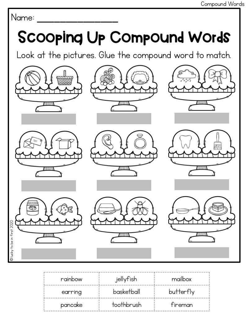 Just The Basics 1st Grade Language Arts Printables Shop Lucky Learning With Molly Lynch