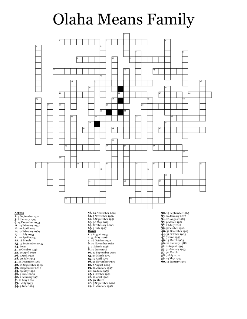 printable crossword puzzles january 2018 printable crossword puzzles january 2018