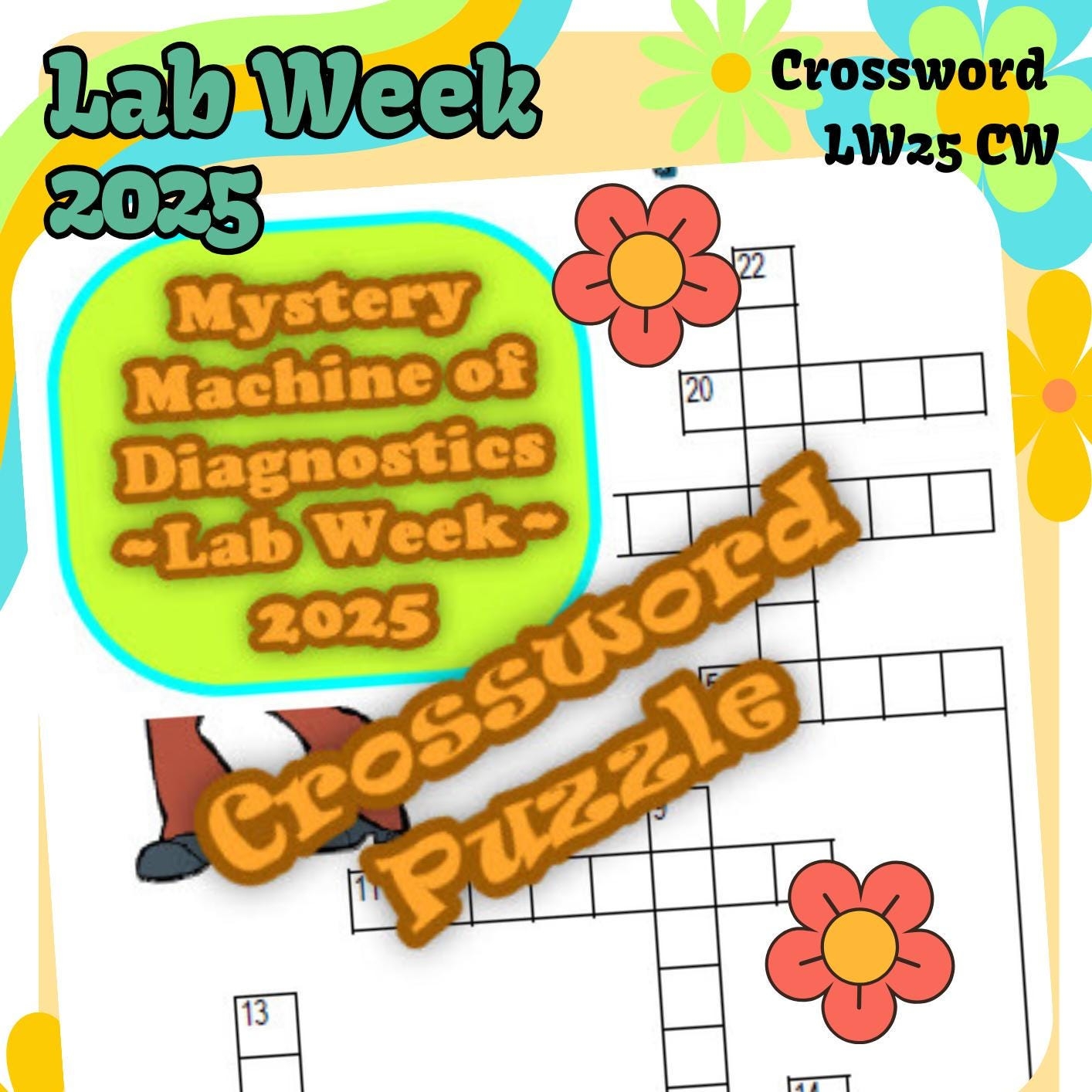 Lab Week 2025 Crossword Puzzle Etsy