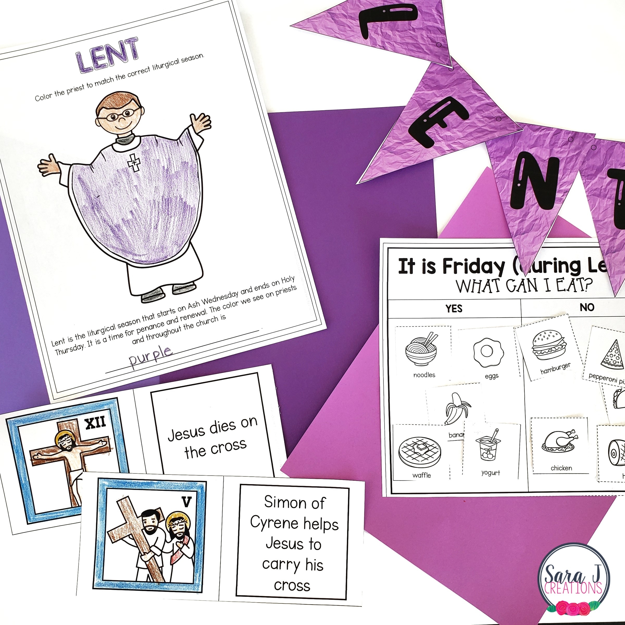 activities for lent printable