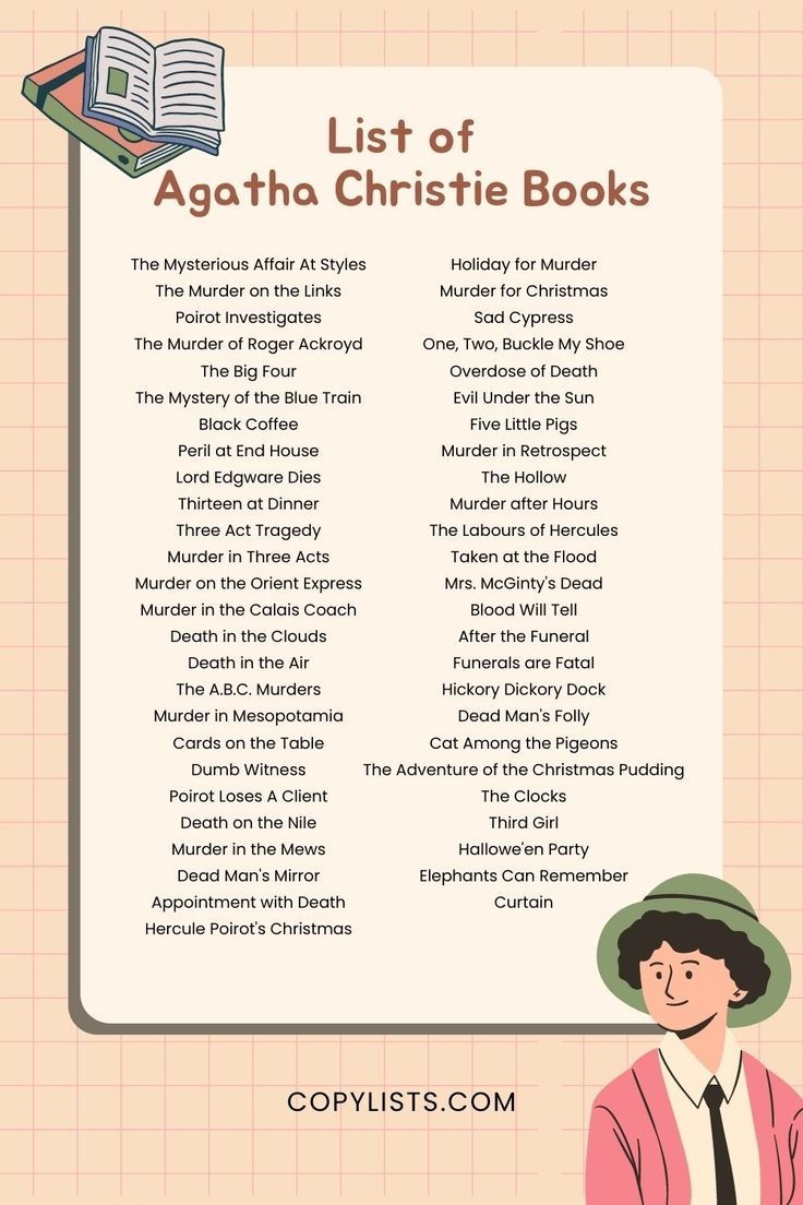 List Of Agatha Christie Books