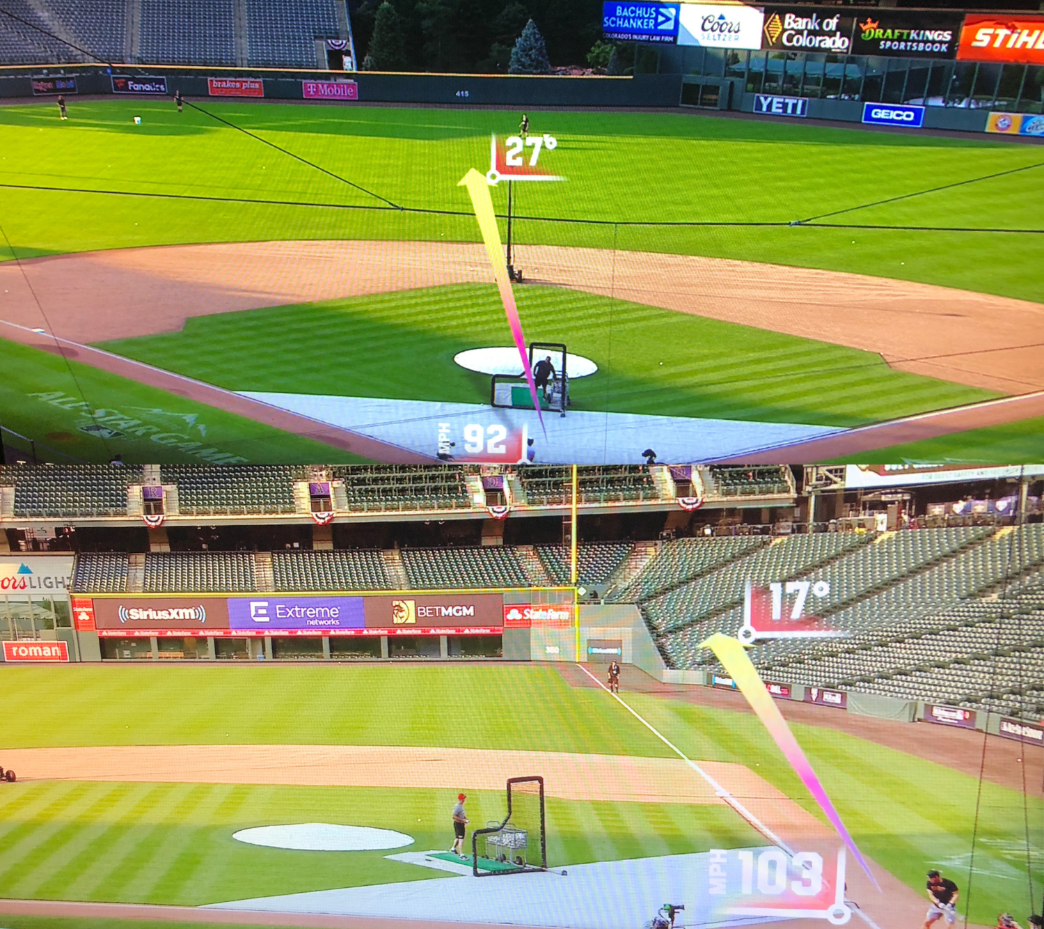 Live From MLB All Star 2021 ESPN Enhances Statcast AR Graphics For Home Run Derby Produces Draft From Coors Field