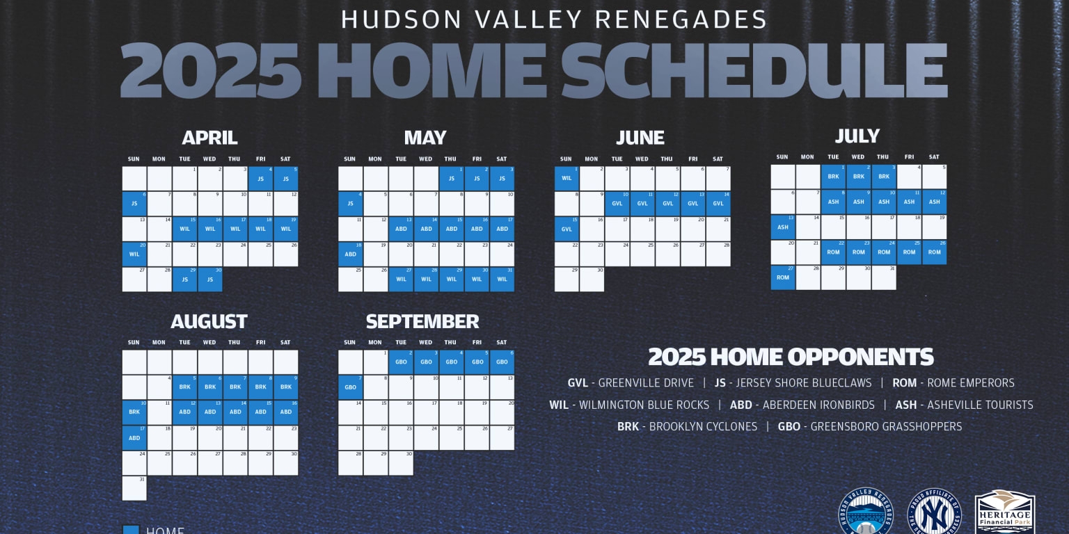 Looking Ahead Renegades Release 2025 Home Game Schedule Renegades