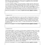 Main Idea Worksheet 4 Reading Activity