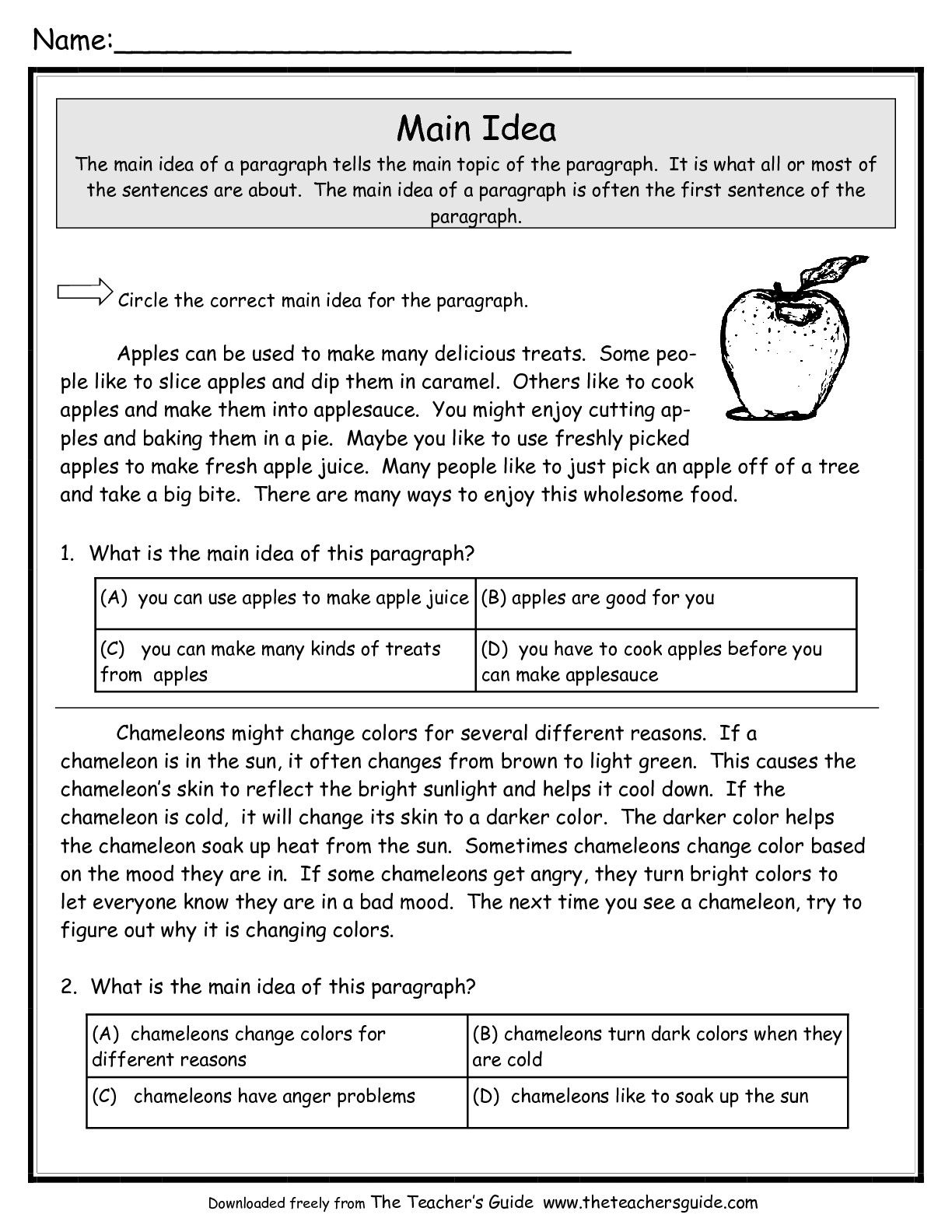 Main Idea Worksheets For Grade 4 5 Worksheets Library Main Idea Worksheets For Grade 4 5 Worksheets Library