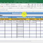 Make Accounts Receivable Ledger In Excel YouTube