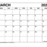 March 2025 Calendar Printable Templates More