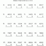 Math Multiplication Worksheets 4th Grade