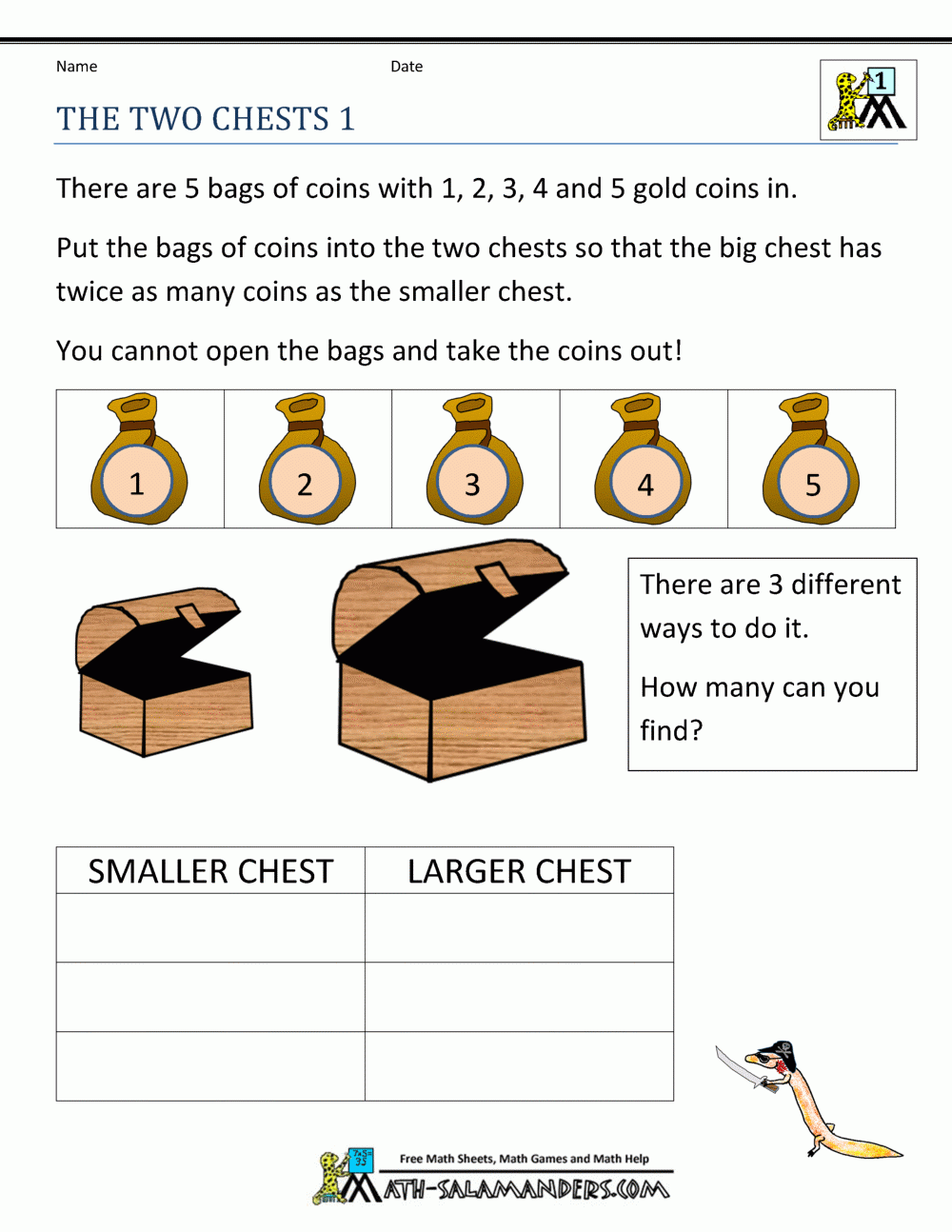 printable puzzles for first grade