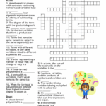Math Terms Crossword Puzzle WordMint