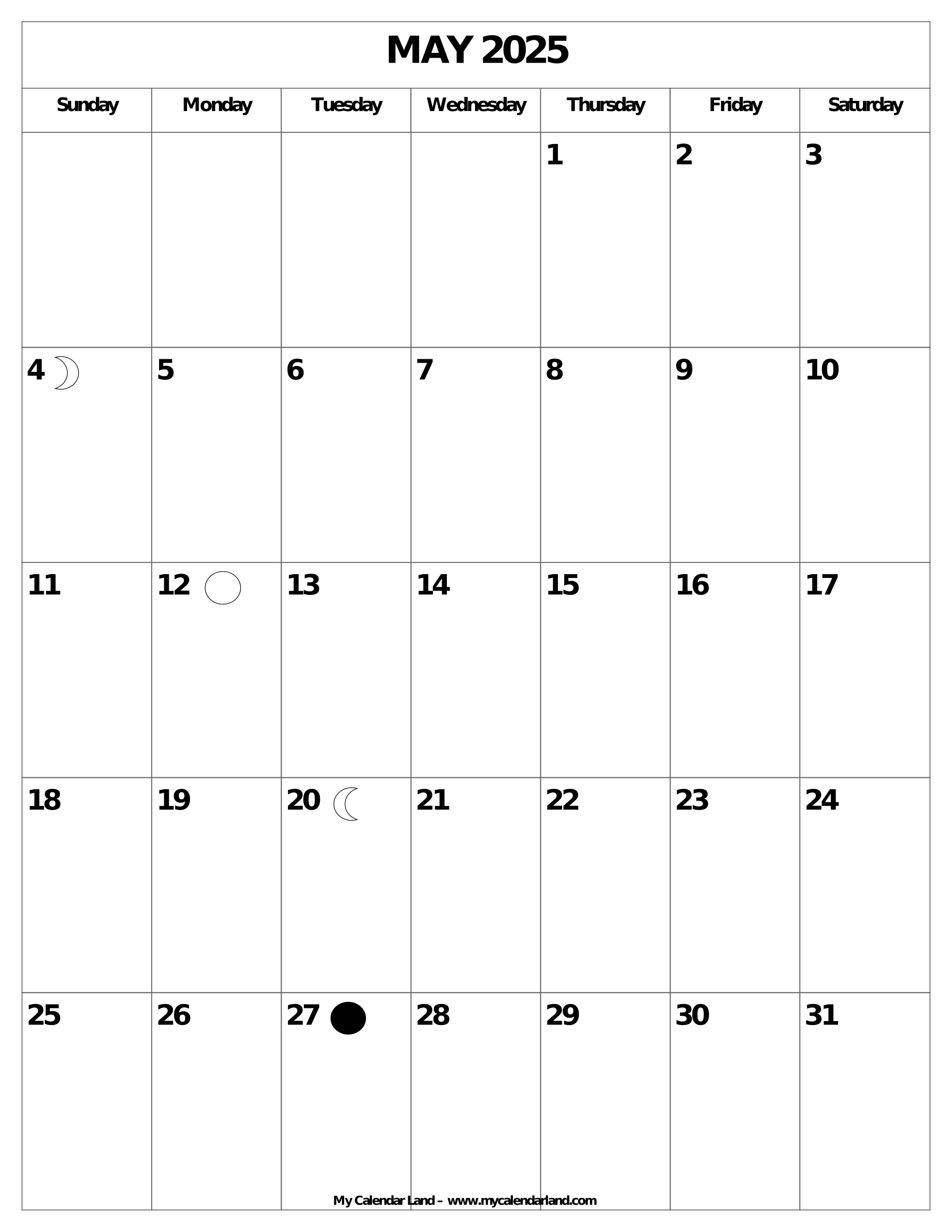 blank may calendar 2025