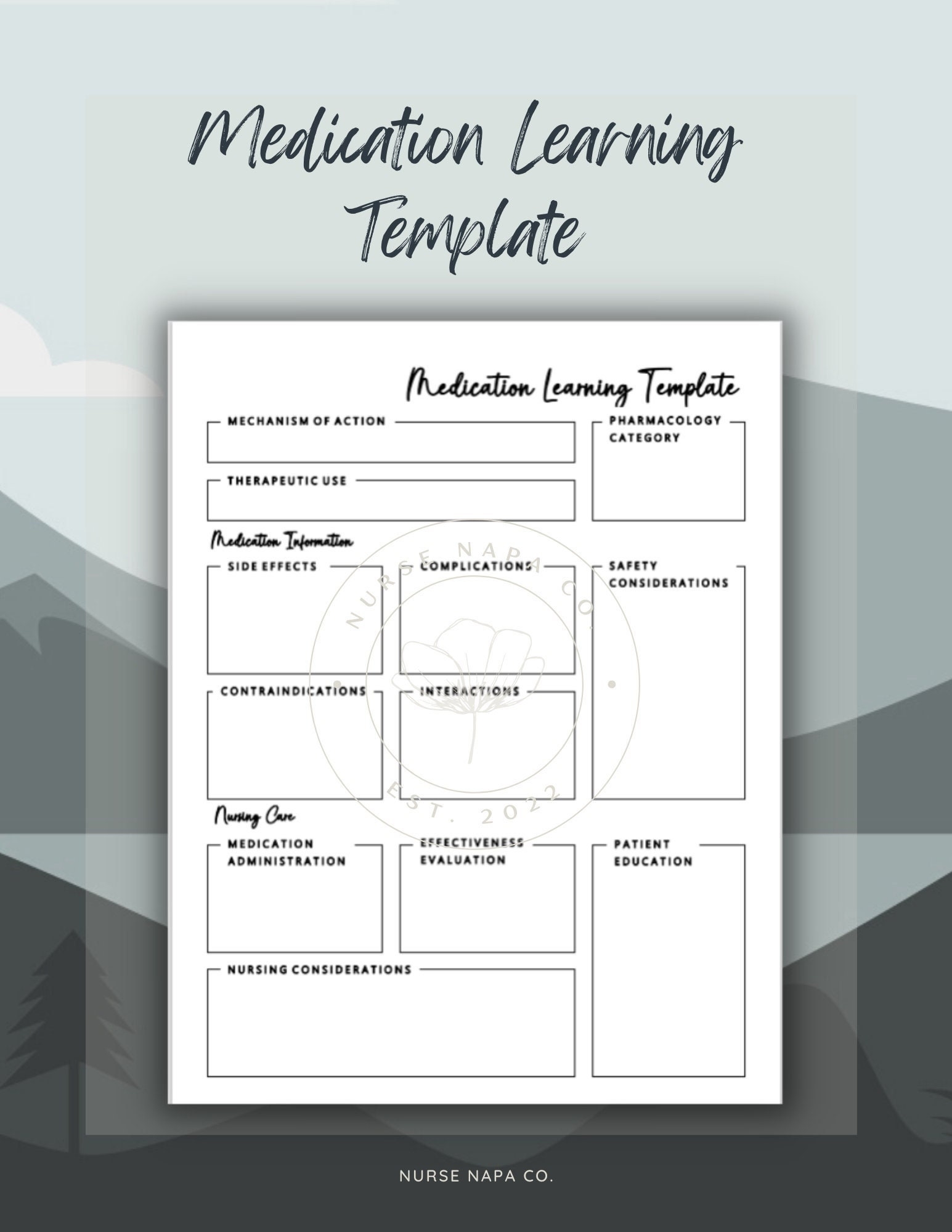 active learning template medication