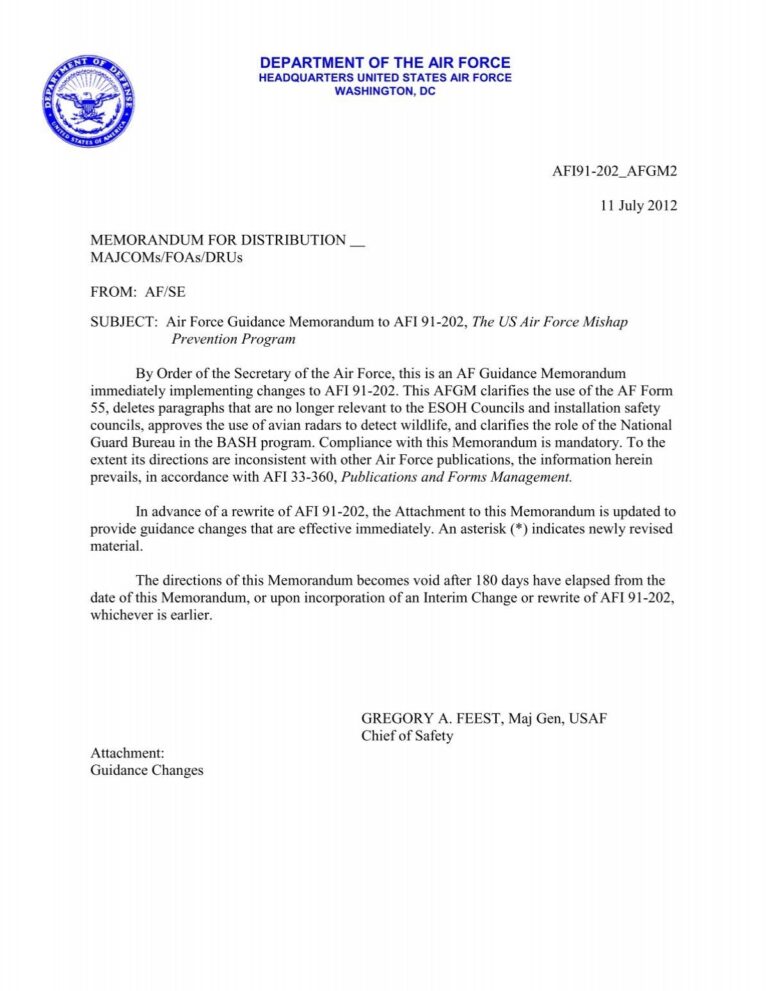 MEMORANDUM FOR A1 Air Force E Publishing